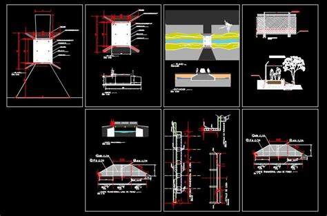 Reinforced Concrete Bridge In AutoCAD | CAD library