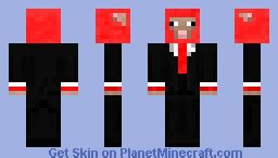 Red Sheep Minecraft Skin