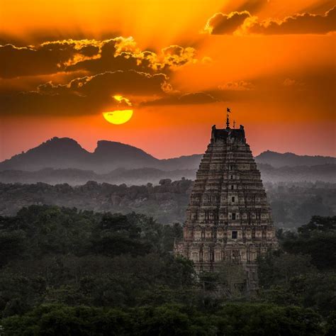 Hampi Sunset, Northern India by Kevin Standage. | Amazing india ...