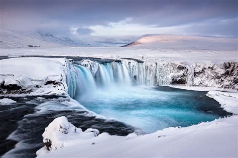 Iceland, Nature, Waterfall, Snow Wallpapers HD / Desktop and Mobile ...