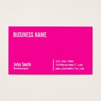 Bookkeeper Business Cards and Business Card Templates | Zazzle Canada