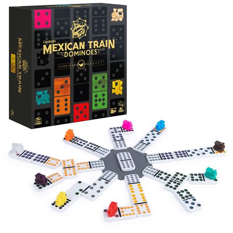 いたします Complete Mexican Train Dominoes Set with Double 12 Dominoes Featuring :20230323192152 ...