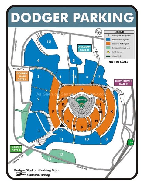 Dodger Stadium, Los Angeles CA - Seating Chart View