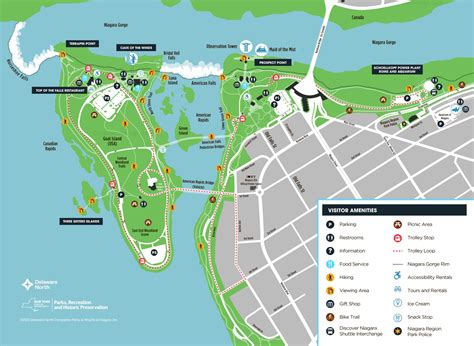 Niagara Falls Tourist Map (U.S.) - Ontheworldmap.com