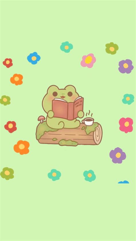 cute frog 🐸 | Frog wallpaper, Frog drawing, Iphone wallpaper kawaii