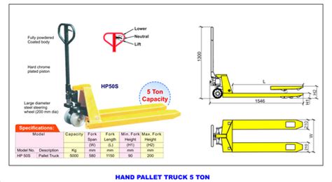 Hand Pallet Truck 5 Ton in 3-Sector, Noida | LOKPAL INDUSTRIES