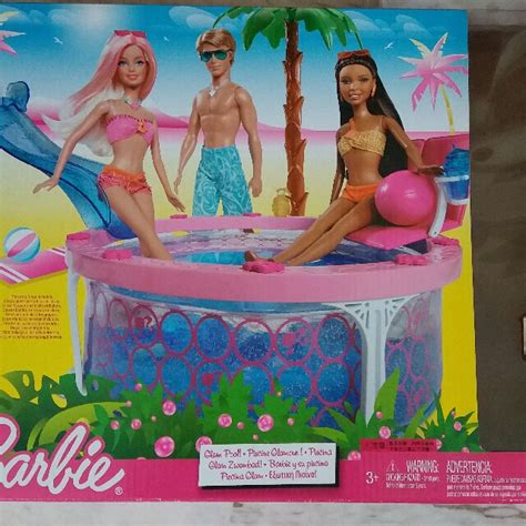 Barbie Pool party set, Hobbies & Toys, Toys & Games on Carousell