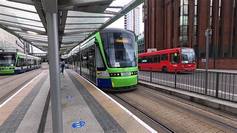 Trams in Croydon, London - YouTube