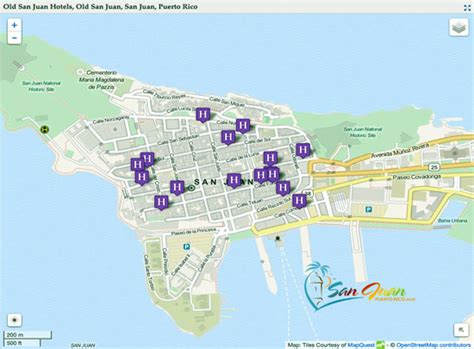 Map of Old San Juan Hotels - Puerto Rico - Insider's Guide...