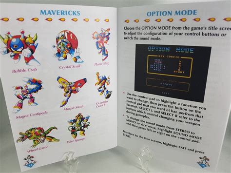 MANUAL SNES - MEGA MAN X2 - Super Nintendo 'Replacement' Instruction ...