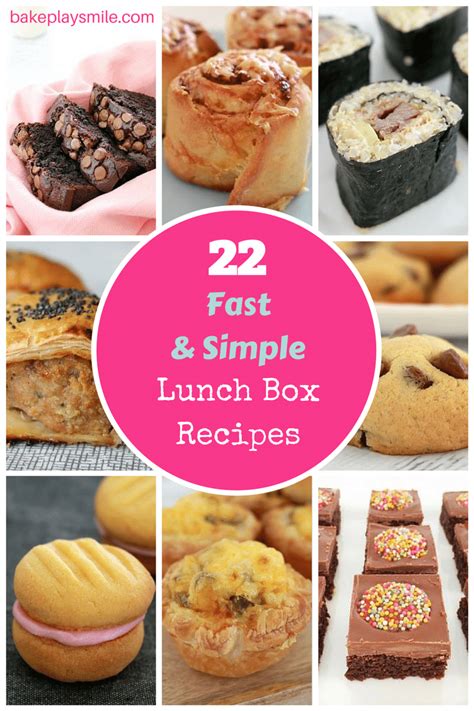 22 Fast & Simple Lunch Box Recipes (kid-approved!) - Bake Play Smile