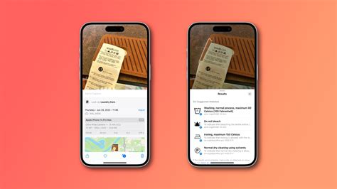 iOS 17's Visual Look Up lets the iPhone recognize laundry symbols