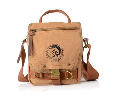 Women's Small Canvas Messenger Bag, - Women Mini Bags