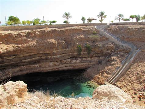 Swimming in a Sinkhole - Bimmah Sinkhole, Oman - Inverted Sheep