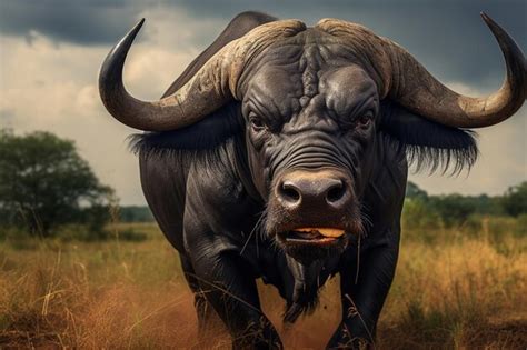 Premium AI Image | African Buffalo in Its Natural Habitat