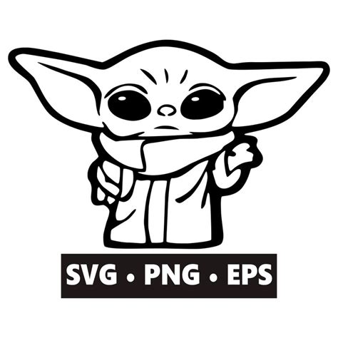 Baby Yoda SVG Instant Download Digital Download Baby Yoda | Etsy