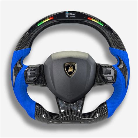 Lamborghini Aventador Custom Steering Wheel – FlamingHawk