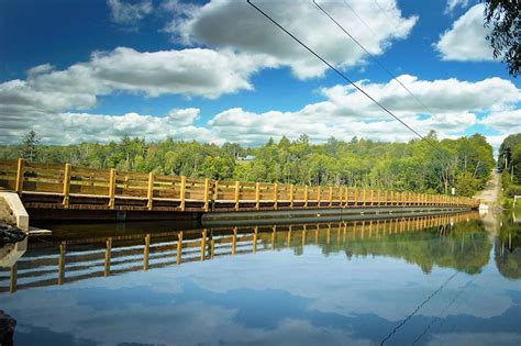 The Brookfield Floating Bridge Near Williamstown, VT