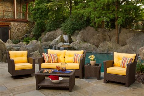 Outdoor Wicker Furniture Sunbrella Cushions - Contemporary - Patio - New York - by Wicker ...