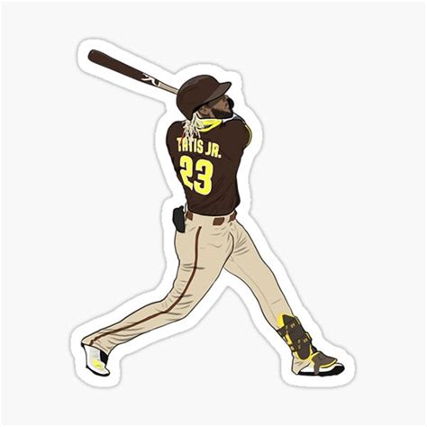 Fernando Tatis Jr Bat Flip Decal Sticker funny decal san | Etsy