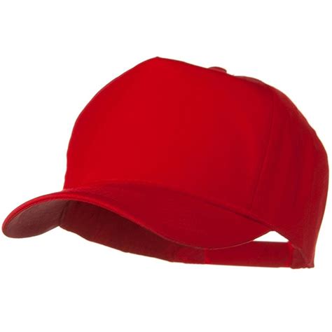 Solid Cotton Twill Pro style Golf Cap - Red - CZ11918E37F | Cotton ...