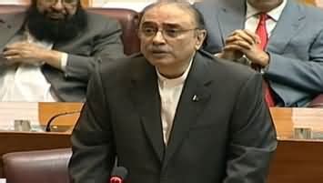 Asif Ali Zardari Speech in Joint Session of Parliament on Indian Aggression