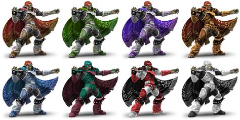 I made some more smash ultimate alt. costumes, this time with Ganondorf ...