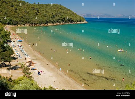 Kalamaki Beach in Davutlar National Park, Kusadasi Turkey Stock Photo ...