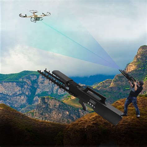 Portable Drone Gun Jammer 1.5G 2.4G 5.8G Frequency Powerful