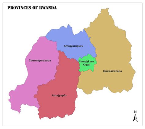 Provinces of Rwanda | Mappr