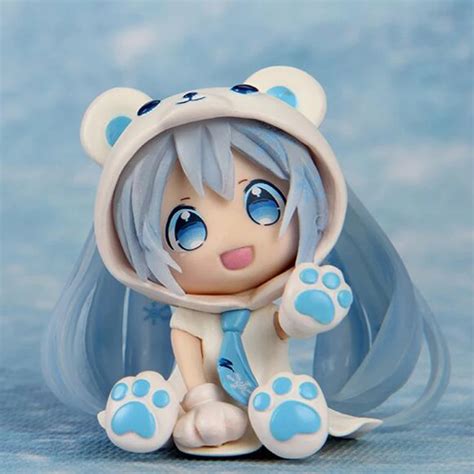 7CM Miku Anime Cute Hatsune Sakura PVC Action Figure Model Toys figures Dolls boxed Y6200-in ...