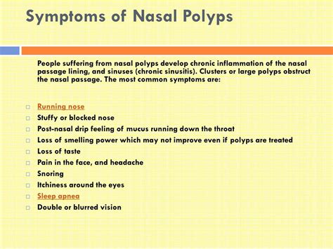 Nasal polyps - Pictures