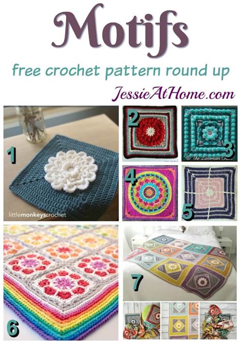 Free Crochet Motif Patterns - Jessie At Home