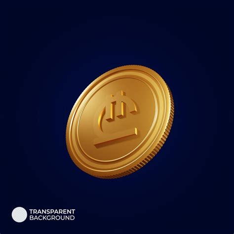 Premium PSD | Currency symbol georgian lari 3d illustration