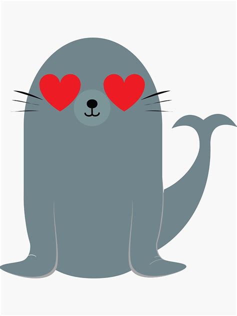 "Seal Emoji " Sticker by HippoEmo | Redbubble