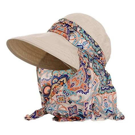 Women Lady Visor Hats Wide Brim Cap UV Protection Summer Sun Hats ...