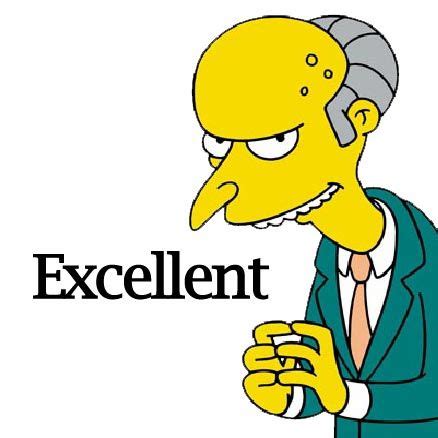 Mr. Burns Simpsons Excellent | Memes and GIFs | Pinterest | Words, Top ten and Google