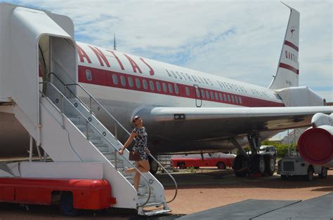 Qantas Boeing 707, Longreach, Qld - wild and free