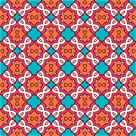 Premium Vector | Seamless pattern background with decor