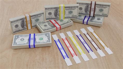 Buy Money Bands Currency Straps- 600 Pieces Self Adhesive Color Coded Money Online at Lowest ...