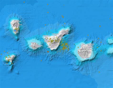 La Palma volcano - Map shows Canary Islands hit by 44 earthquakes in 1 ...