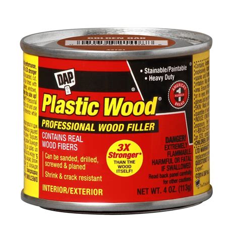 DAP Plastic Wood 4-oz Brown Patching Compound in the Patching & Spackling Compound department at ...