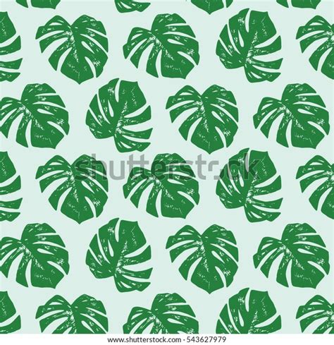 Palm Tree Leaves Pattern Stock Vector (Royalty Free) 543627979 | Shutterstock