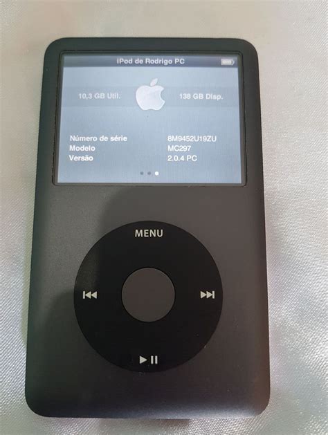 Ipod Classic 2007 com 160 Gb | Ipod e Mp3 Player Apple Usado 42193636 | enjoei