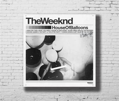 Art Print POSTER The Weeknd House Of Balloons Music Album Cover Home ...