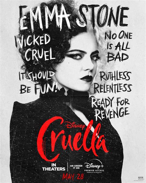 2021 Emma Stone Cruella Poster Cruella 2021 Movie Poster Emma Stone | Images and Photos finder