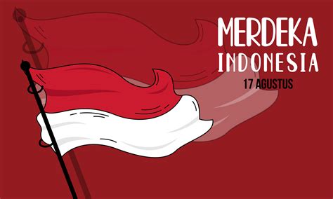 Merdeka Indonesia. Happy 77th Indonesian Independence Day 8944546 Vector Art at Vecteezy