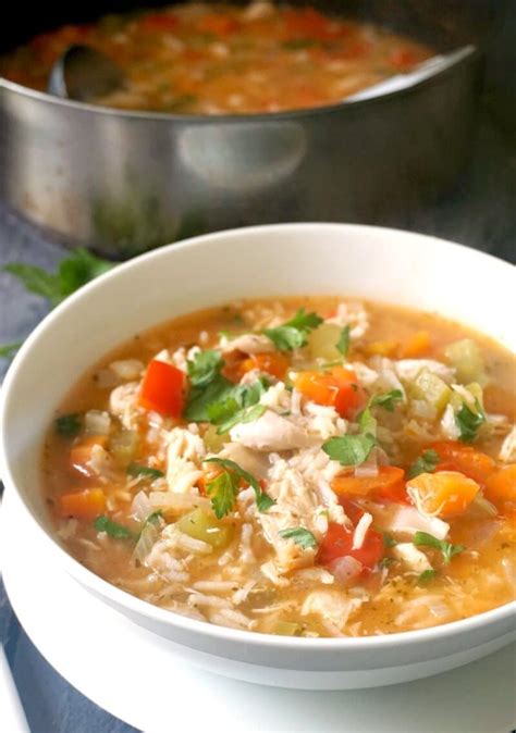 Leftover Turkey Rice Soup - My Gorgeous Recipes