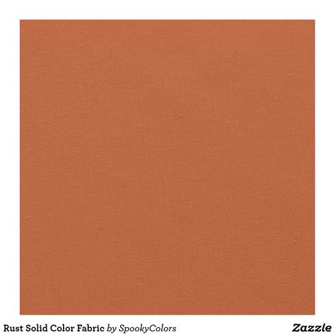 Rust Solid Color Fabric in 2021 | Rust color paint, Brown color palette, Orange paint colors