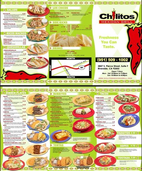 Discover the Spicy Delights: Exploring the Chilitos Mexican Restaurant Menu updated in the year 2024